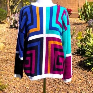 STANLEY BLACKER COLORFUL SWEATER